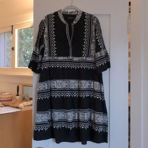Gorgeous embroidered boho caftan dress